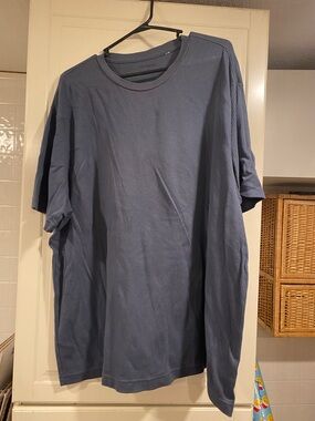 Croft & barrow Men's Ribbed Crew Neck T-Shirt - Slate Blue size XXL 3:29